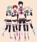  black_legwear boots cat_ears gumi highres irono_yoita lily_(vocaloid) master meiko project_diva project_diva_2nd thighhighs vocaloid 