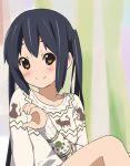  brown_eyes errant k-on! long_hair looking_at_viewer nakano_azusa smile twintails 