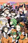  animal_ears bel_(pokemon) cheren_(pokemon) corn_(pokemon) dent_(pokemon) fangs fuuro_(pokemon) gloves gym_leader halloween happy_halloween hat jack-o&#039;-lantern jack-o'-lantern kamitsure_(pokemon) kudari_(pokemon) mimoza n_(pokemon) necktie nobori_(pokemon) peaked_cap peaked_cup pod_(pokemon) pokemon pokemon_(game) pokemon_black_and_white pokemon_bw pumpkin top_hat touko_(pokemon) touya_(pokemon) uniform witch_hat 