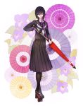  original pantyhose school_uniform solo sumika_(jikai) sword umbrella weapon 