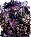  abstract bad_id dress f7(eiki) ghost hat japanese_clothes purple_eyes purple_hair saigyouji_yuyuko solo touhou triangular_headpiece violet_eyes 