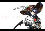  capelet cup feathers hair_over_one_eye hat highres letterboxed remilia_scarlet smile teacup touhou 