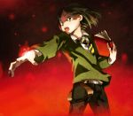  bad_id bob_cut book brown_hair bubble06 command_spell fate/stay_night fate/zero fate_(series) fire magic male necktie open_mouth outstretched_hand solo waver_velvet 