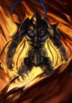  armor berserker_(fate/zero) fate/stay_night fate/zero fate_(series) fire full_armor highres kote_(tures) male solo 