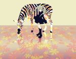  animal flower flowers hatsune_miku twintails vocaloid zebra 