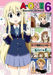  akiyama_mio blazer blonde_hair blue_eyes brown_hair comic death_devil hair_ornament hairband hairclip hirasawa_yui k-on! kawaguchi_norimi kotobuki_tsumugi long_hair nakano_azusa school_uniform short_hair skirt tainaka_ritsu translated yamanaka_sawako yuuki_sonisuke 