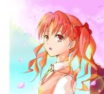  long_hair nyaoki orange_eyes orange_hair school_uniform shirai_kuroko sweater_vest to_aru_kagaku_no_railgun to_aru_majutsu_no_index twintails 