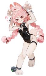 1girl animal_ears long_hair playboy_bunny solo zenless_zone_zero zhao_(zenless_zone_zero)