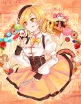  :q bad_id blonde_hair bow candy charlotte_(madoka_magica) cherry cookie doughnut drill_hair eating fingerless_gloves food fork fruit gloves holding holding_fork lock magical_girl mahou_shoujo_madoka_magica mami_mogu_mogu mocchiri role_reversal solo spoilers strawberry sweets tomoe_mami tongue twin_drills yellow_eyes 