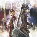  dark_knight elf elvaan final_fantasy final_fantasy_xi fujiwara_akina pointy_ears shield sword weapon white_mage 