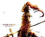  dark_souls dragon_slayer_ornstein polearm red_hair spear taamo_yu weapon 