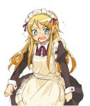  blonde_hair blue_eyes kousaka_kirino long_hair maid maid_headdress mochizuki_yomogi ore_no_imouto_ga_konna_ni_kawaii_wake_ga_nai sketch 