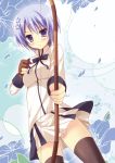  asakura_hayate bow_(weapon) maji_de_watashi_ni_koi_shinasai! shiina_miyako solo thigh-highs thighhighs weapon zettai_ryouiki 