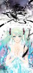  aqua_eyes aqua_hair cocoon_(loveririn) hatsune_miku last_night_good_night_(vocaloid) long_hair smile solo twintails vocaloid 