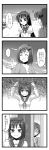  akemi_homura comic hair_ribbon highres kaname_junko kaname_tomohisa mahou_shoujo_madoka_magica monochrome ribbon school_uniform toshihiro translated translation_request 