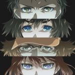  hashida_itaru ikeshita lowres makise_kurisu okabe_rintarou parody persona persona_eyes shiina_mayuri steins;gate 