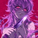  crazy crazy_smile creepy evil_grin evil_smile eyes face gasai_yuno glowing glowing_eyes grin hands holding knife lips long_hair mirai_nikki nude pink_eyes pink_hair portrait rape_face smile smirk solo troll_face weapon yandere yandere_trance zyunya 