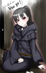  dark_souls ponytail quelaana_of_izalith quelana_of_izalith red_eyes robe sitting yufu 