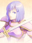  armor fire_emblem fire_emblem:_ankoku_ryuu_to_hikari_no_tsurugi fire_emblem:_mystery_of_the_emblem kinoeneko midia midia_(fire_emblem) purple_eyes purple_hair short_hair solo sword violet_eyes weapon 