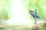  blue_hair blue_skin cape fi kitsunen_(kitune_n) kitunen nintendo pantyhose skyward_sword the_legend_of_zelda 