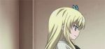  animated animated_gif blonde_hair boku_wa_tomodachi_ga_sukunai hair_ornament horse kashiwazaki_sena long_hair lowres original_clip 