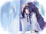  alluka_zoldyck blue_eyes character_request g_yuusuke highres hunter_x_hunter long_hair male multi-tied_hair purple_hair reflection solo trap 