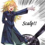  blonde_hair closed_eyes cosplay dress eyes_closed fate/stay_night fate/zero fate_(series) gloves hoshii_miki idolmaster joriosuta kayneth_archibald_el-melloi kayneth_archibald_el-melloi_(cosplay) long_hair parody season_connection solo volumen_hydragyrum 