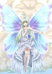  butterfly_wings dress highres hika_(cross-angel) long_hair original solo wings 