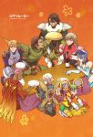  6+boys antonio_lopez barnaby_brooks_jr blue_rose_(tiger_&amp;_bunny) bottle cape dragon_kid fire_emblem_(tiger_&amp;_bunny) fried_rice hat huang_baoling ivan_karelin kaburagi_t_kotetsu karina_lyle keith_goodman multiple_boys multiple_girls nathan_seymour origami_cyclone power_armor power_suit rock_bison sakazakimay shuriken sky_high spoon superhero tiger_&amp;_bunny weapon wild_tiger wine 