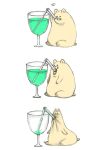  buck_teeth comic drink drinking hamster no_humans noja simple_background straw teeth what white_background 