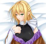  bed blonde_hair green_eyes shuugetsu_karasu tagme touhou 