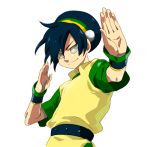  302 armband avatar_the_last_airbender black_hair blind hairband nickelodeon short_hair toph_bei_fong 