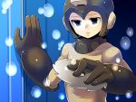  alternate_color bubble male rockman rockman_(character) rockman_(classic) saw_blade solo underwater zakki 