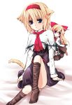  alice_margatroid animal_ears cat_ears cat_tail kemonomimi_mode matching_shanghai shanghai_doll tail toraneko touhou 