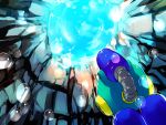  bubbleman looking_up rockman rockman_(classic) sky underwater zakki 