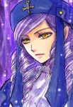  eiserne_jungfrau hat kaoru purple_hair umineko_no_naku_koro_ni yellow_eyes 