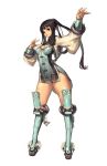  arms_up black_hair blade_&amp;_soul boots brown_eyes hyung_tae_kim legs long_hair ponytail solo thick_thighs thigh-highs thigh_boots thighhighs thighs 