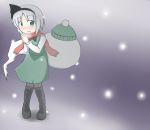  1girl blue_eyes blush boots cold hair_ribbon hands_together hat highres k-asa knee_boots knees_together_feet_apart konpaku_youmu konpaku_youmu_(ghost) long_sleeves open_mouth pantyhose ribbon scarf silver_hair simple_background snow solo touhou 
