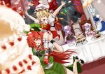  :&gt; :/ :d :o ^_^ against_glass apron arms_up bat_wings blonde_hair blurry blush_stickers bobby_socks book bow bowtie braid brooch cake carrying chair cherry chin_rest china_dress chinese_clothes closed_eyes cookie crescent cup cupcake curtains demon_tail depth_of_field dutch_angle elbow_gloves emerane falling fangs flandre_scarlet floating food frills fruit full_moon gloves hair_bow hand_on_own_cheek happy hat hat_bow hat_removed hat_ribbon head_wings headwear_removed high_heels highres hong_meiling icing izayoi_sakuya jewelry kirisame_marisa kneehighs koakuma long_hair maid maid_headdress mary_janes merutoreimu minigirl moon multiple_girls night night_sky open_book open_mouth patchouli_knowledge plate pocket_watch pointing purple_eyes purple_hair reading red_eyes red_hair red_moon redhead remilia_scarlet ribbon saucer shoes short_hair shoulder_carry side_slit sitting skirt skirt_set sky smile socks star star_(sky) starry_sky strawberry sweets table tail teacup teapot the_embodiment_of_scarlet_devil touhou tray twin_braids very_long_hair vest violet_eyes waist_apron watch white_gloves white_legwear window wings wink witch_hat wrist_cuffs 