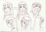 androgynous bare_shoulders character_sheet collarbone color_trace long_hair male natsuki_(natsuyasumi.) natsuyasumi. official_art open_mouth production_art solo translation_request trap 