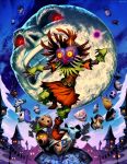 animal_ears artist_name building cyclops facial_hair fingerless_gloves full_moon genzoman gloves glowing glowing_eyes majora&#039;s_mask mask moon mustache night one-eyed rabbit_ears red_eyes shoes skull_kid solo tagme the_legend_of_zelda 