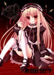  blush dress frills gothic_lolita lolita_fashion original sitting solo thigh-highs thighhighs wreathlit69 