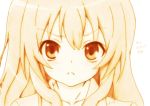  :c aisaka_taiga bad_id graphite_(medium) highres long_hair looking_at_viewer monochrome solo toradora! traditional_media whick_(mywhite) 