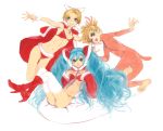  antlers aqua_eyes aqua_hair bikini blonde_hair blue_eyes boots bow cloak es hair_bow hair_ornament hatsune_miku kagamine_len kagamine_rin necktie red_boots santa_costume swimsuit thigh-highs thighhighs twintails vocaloid 