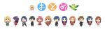  bird chibi everyone haruta_kouji highres inko kanou_sumire kashii_nanako kawashima_ami kihara_maya kitamura_yuusaku koigakubo_yuri kushieda_minori long_image noto_hisamitsu palmtop_tiger parrot sakaroshi school_uniform takasu_ryuuji takasu_yasuko tiger toradora! wide_image 