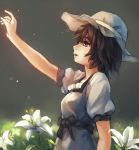  flower hat outstretched_hand shiina_mayuri short_hair solo steins;gate xiao_qiang_(overseas) 