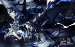  claws dragon_wings flying gauntlets greaves lightning monster_hunter monster_hunter_portable_3rd personification rathalos silver_rathalos starshadowmagician tail wings 