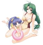  :d antenna_hair artist_request barefoot bikini blue_eyes blue_hair breasts brown_eyes character_request child feet green_hair hair_ribbon innertube kimizuka_aoi long_hair low-tied_long_hair lying multiple_girls on_lap on_stomach one-piece_swimsuit open_mouth pia_carrot pia_carrot_(series) pia_carrot_e_youkoso!!_g.o. pia_carrot_go ponytail sitting smile source_request striped striped_bikini striped_swimsuit swimsuit wariza yamana_kaede yamana_tokiko 