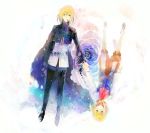  bad_id blonde_hair brown_eyes cape cogiku dual_persona male richard_(tales_of_graces) rotational_symmetry tales_of_(series) tales_of_graces upside-down young 
