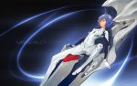  blue_hair cockpit entry_plug highres neon_genesis_evangelion plugsuit rebuild_of_evangelion red_eyes redjuice short_hair spread_legs wallpaper 